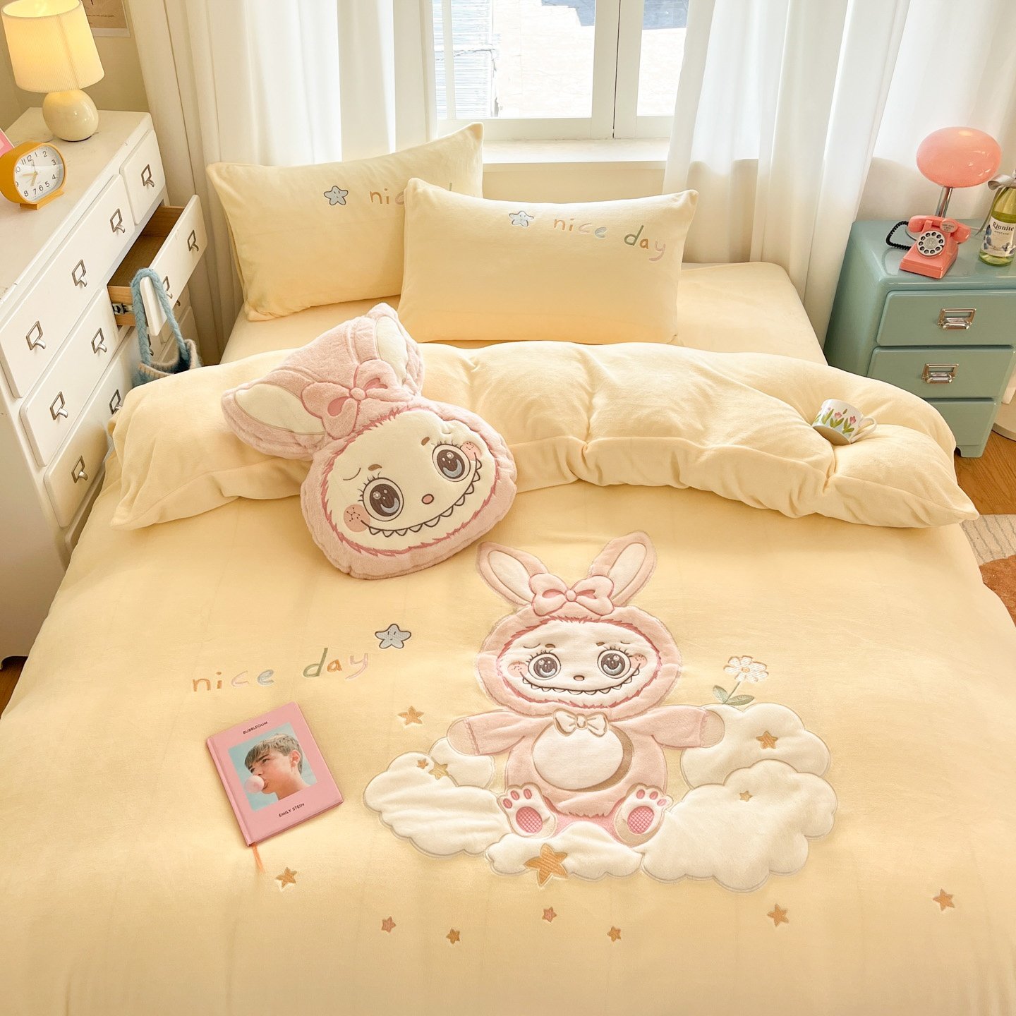 拉布布 牛奶绒四件套 a类母婴级 暖冬毛绒2025新款超柔软绒毛冬季,床上用品,床品套件/四件套/多件套,淘宝优惠券,粉丝福利购,淘宝优惠卷