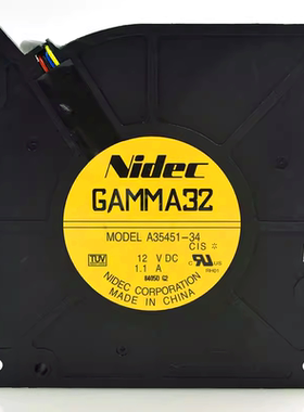 NIDEC 12032鼓风机12V 1.1A GAMMA32 A35451-34思科交换机风扇