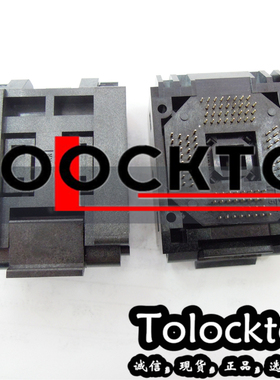 IC 测试座 烧录座 IC51-1284-1702 QFP128/DIP 0.4MM间距编程器座