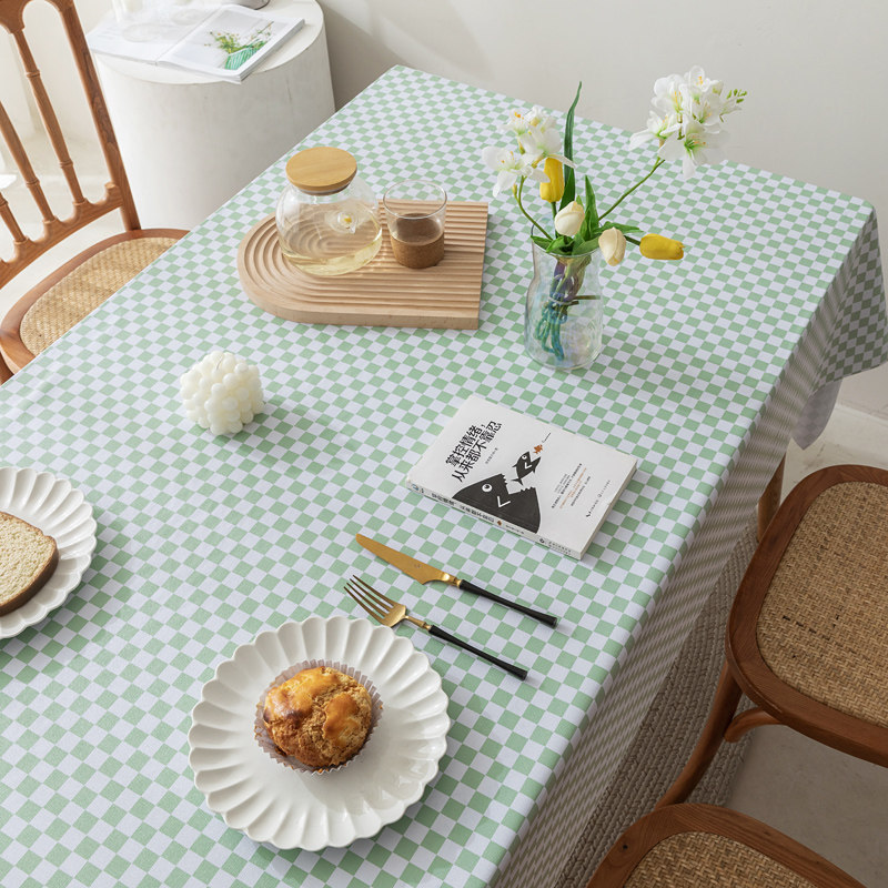 桌布防水防油免洗ins风长方形餐桌台布pvc茶几桌布北欧学生书桌垫,居家布艺,桌布,淘宝优惠券,粉丝福利购,淘宝优惠卷