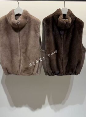 韩国代购 CASHMERE 26冬 皮草 CM2G9-FVT360W