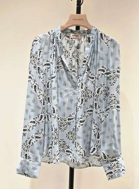 韩国代购 ZADIG&VOLTAIRE 26秋 衬衫 ZE6FFCTSH020