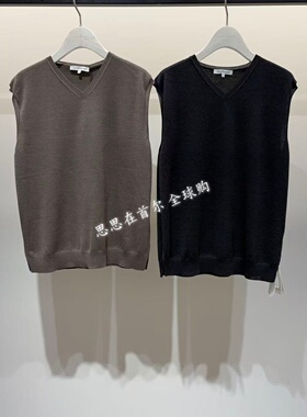 韩国代购 CASHMERE 26秋 马夹 CM2G7-KVT104W