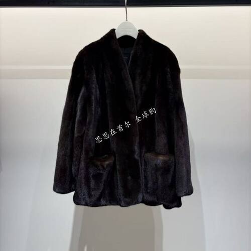 韩国代购 CASHMERE 26冬 皮草 CM2G9-FOT364W
