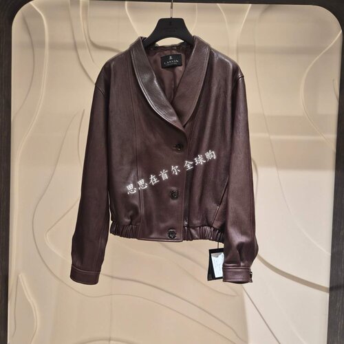 韩国代购 Lanvin Collection 26秋 皮衣8-LOT825W