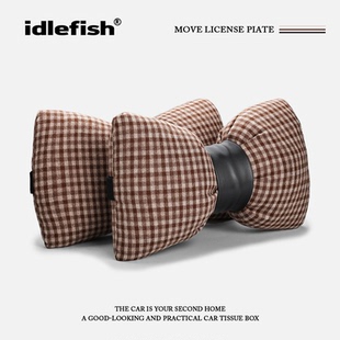 IDLEFISH丨赫本挚爱维希格高级感汽车座椅头枕靠枕护颈枕头用品
