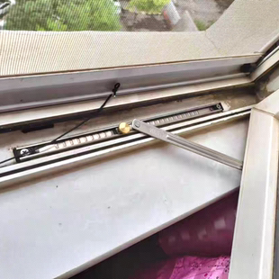 外推风勾窗撑防风限位器固定器风撑断桥铝上悬内开滑撑支架窗户