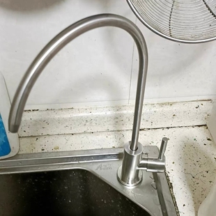 厨房水咀水龙头纯净直饮水304不锈钢鹅颈过滤器净水机专用净水器