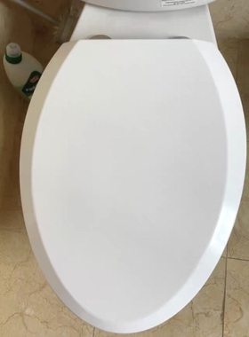 一键VOU型坐圈配件快装马桶盖缓降慢落盖子方形厕所板脲醛坐盖