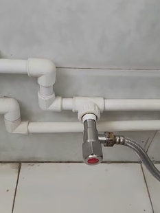 全铜不锈钢三角阀一进二出热水器开关三通止水阀门八字阀家用加厚