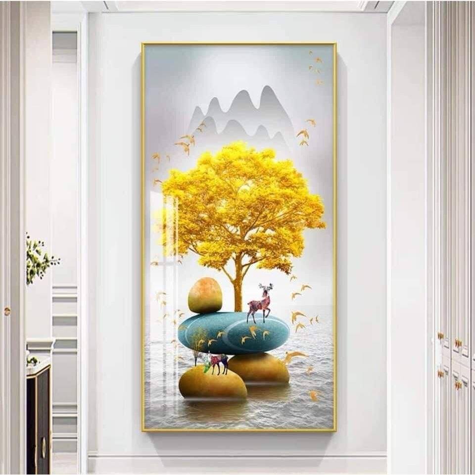 钻石绣2024年新款满钻5d石绣玄关发财鹿北欧现代贴钻十字绣,居家布艺,钻石绣,淘宝优惠券,粉丝福利购,淘宝优惠卷