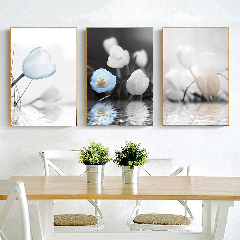 钻石绣2024年新款满钻现代5D客厅三联小清新花卉餐厅贴钻十字绣AL,居家布艺,钻石绣,淘宝优惠券,粉丝福利购,淘宝优惠卷