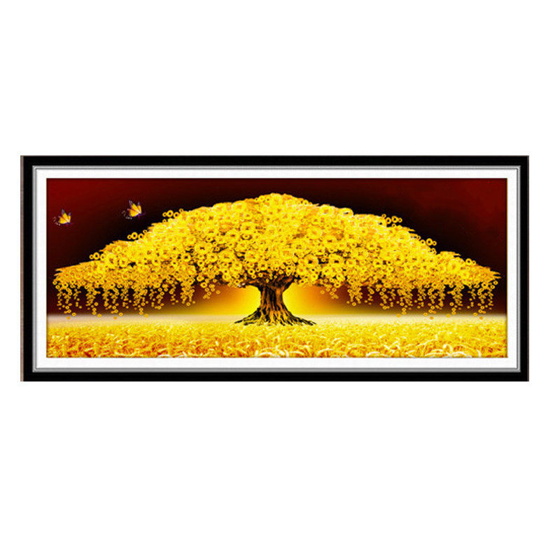 钻石绣2024年新款满钻5d钻石画石绣摇钱树贴钻十字绣客厅大幅办公,居家布艺,钻石绣,淘宝优惠券,粉丝福利购,淘宝优惠卷