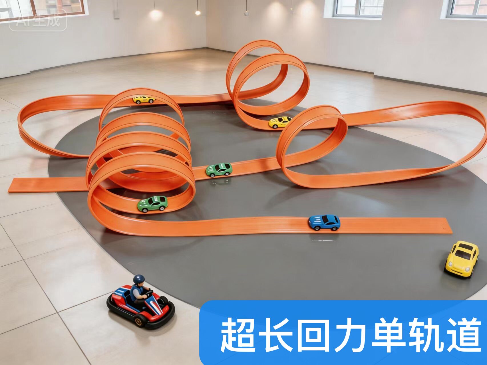 2026新款儿童环绕轨道赛车玩具高速回力男孩女孩礼物加量不加价