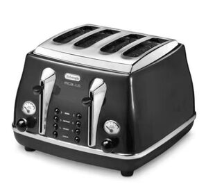 意大利Delonghi/德龙CTO2003 家用多士炉4片全自动烤面包机土司机