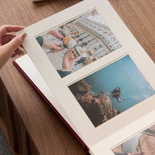 6寸防爆本卡槽布可书写相册包邮