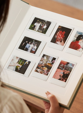 原创diy3寸6寸8寸wide情侣宝宝婚礼签到本家庭大容量相册 防爆本