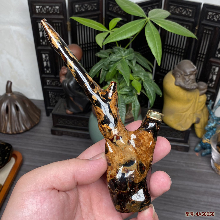 保真天然海柳烟嘴烟斗拉杆