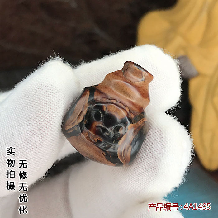 海柳文玩手串首饰配饰念珠佛珠多宝塔头珠串古兽三通佛塔配搭包邮