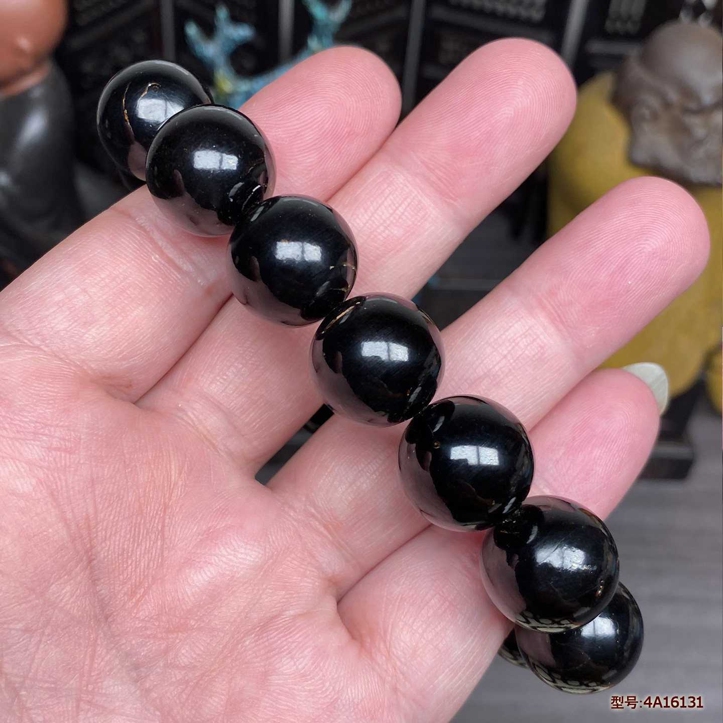 天然海柳手串首饰手链16mm