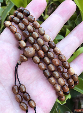天然血柳海柳手串手链佛珠念珠108颗桶珠6x8mm多圈米珠精品黄包邮