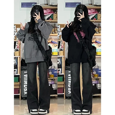 小个子长裤适中牛仔面料2025春夏