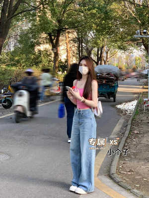 小个子长裤适中牛仔布2024年夏季