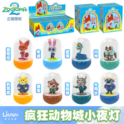 疯狂动物城2小夜灯盲盒联名手办