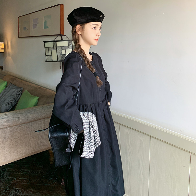 2024新款现货高点击马甲两件套连衣裙P145K198,女装连衣裙,铱本正襟
