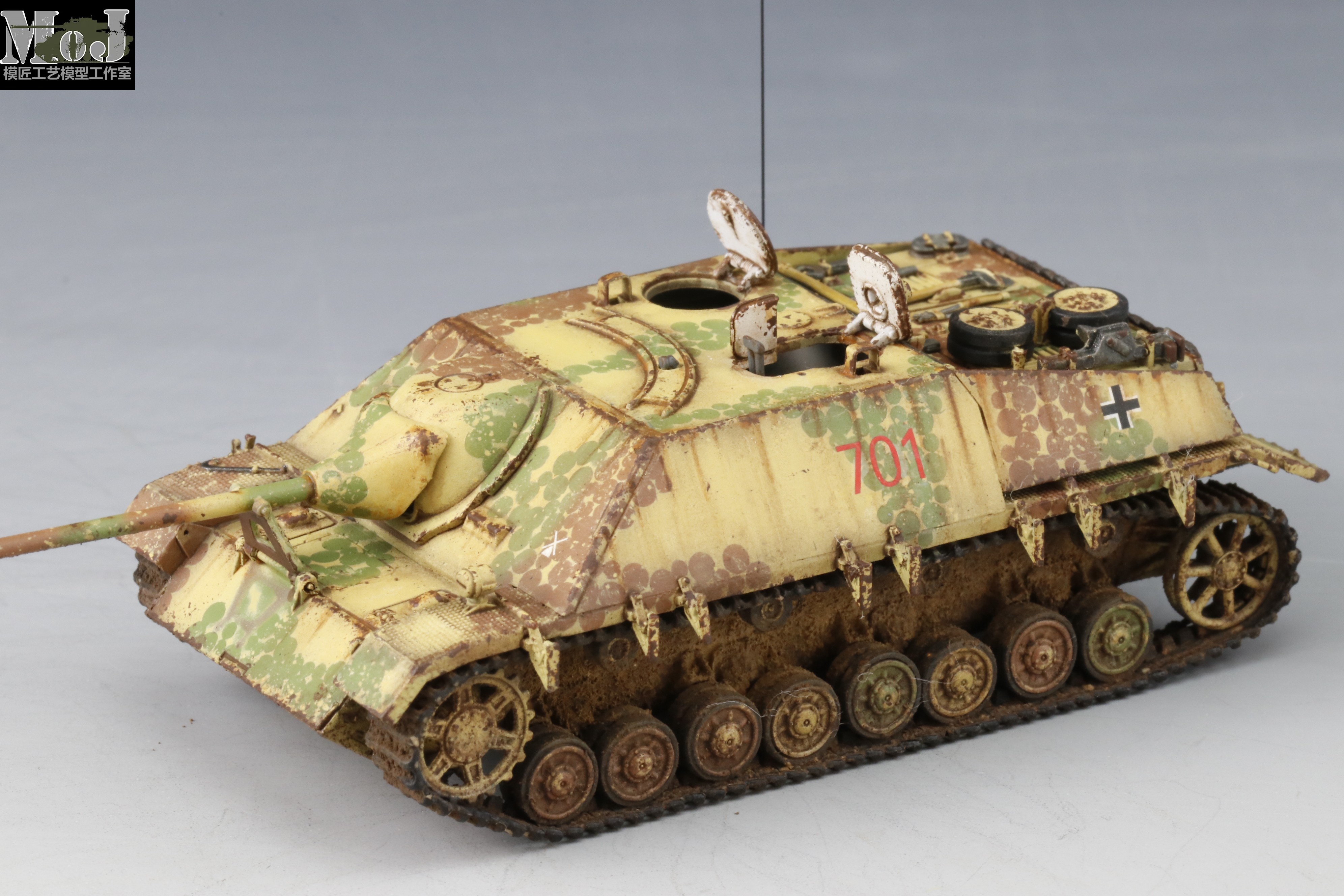 【模匠】威龙dragon 7307 1/72 四号坦克歼击车 早期型 成品代工