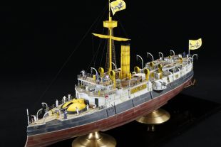 【模匠】1/144威骏14005大清北洋海军平远号铁甲巡洋舰 成品代工
