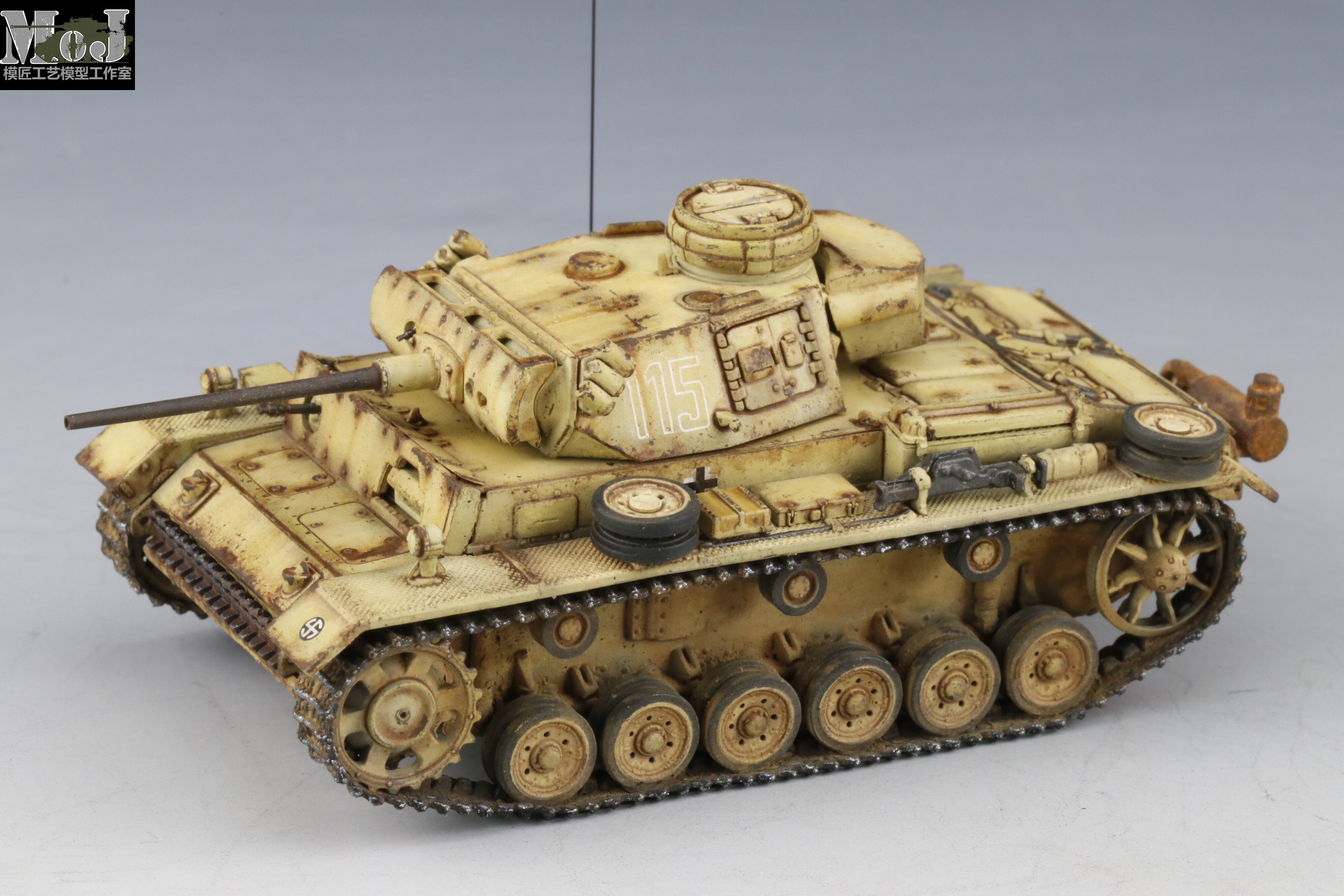 【模匠】1/72威龙7290德国三号坦克J型号   成品代工