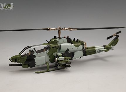 【模匠】1/72田宫60708美国 AH-1W超级眼镜蛇武装直升机 成品代工