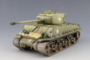 48美军M4A3E8谢尔曼坦克 田宫32595 狂怒 模匠