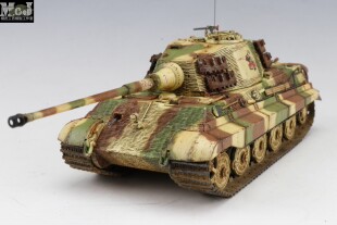 【模匠】鹰翔3019 1/72 德国虎王坦克(亨舍尔炮塔)成品代工