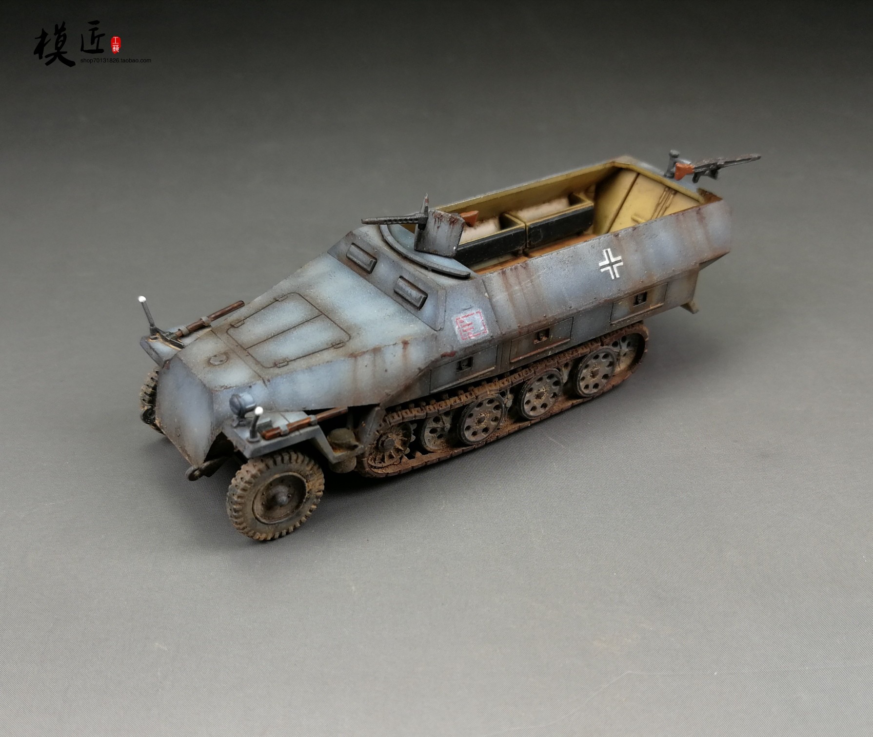 长谷川 1/72 德军251/1 D型半履带装甲车 31144 成品代工