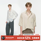 made亚麻慵懒风长袖 衬衫 男2026秋季 Dream 新款 休闲人夫感穿搭衬衣
