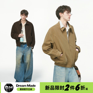 made 巴恩风工装 美式 外套男秋季 麂皮夹克 解构cleanfit短款 Dream