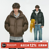 美拉德棕色皮棉服男冬季 Dream made 加厚面包服防风保暖棉衣棉袄