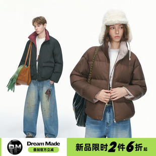 20点限时2件6折起 Dream 双面穿白鸭绒羽绒服男女 made