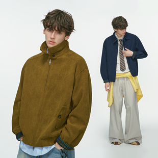 2025新款 复古巴恩风灯芯绒立领外套男秋季 翻领夹克 made美式 Dream