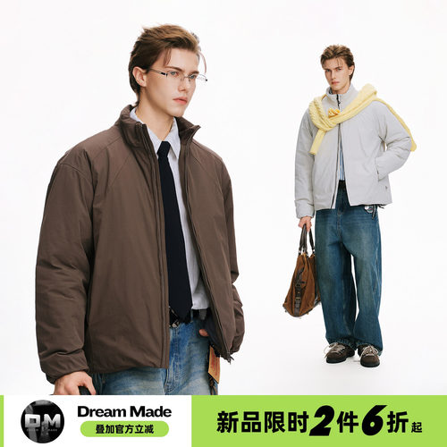 Dream made【9/28 0点新品限时2件6折】3M新雪丽棉高效暖绒棉衣男