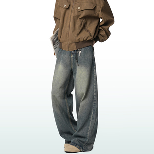made美式 加绒加厚直筒休闲男生长裤 复古牛仔裤 秋冬季 子 男款 Dream