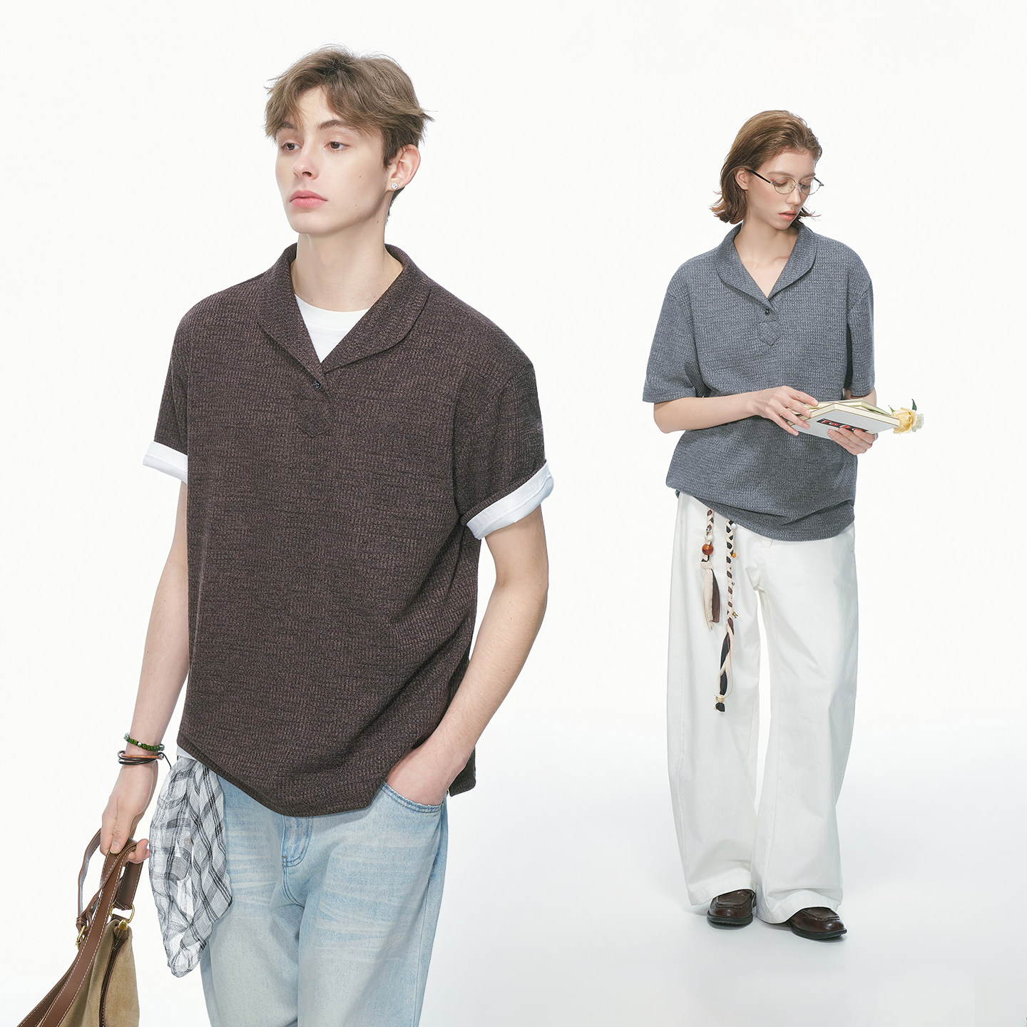 Dream made ��Ǯ���¹�������֯����T����Ů�ļ�����polo������ 80.9Ԫ