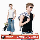 made 美式 运动显身材无袖 Dream 健身背心男夏季 内搭打底坎肩T恤潮