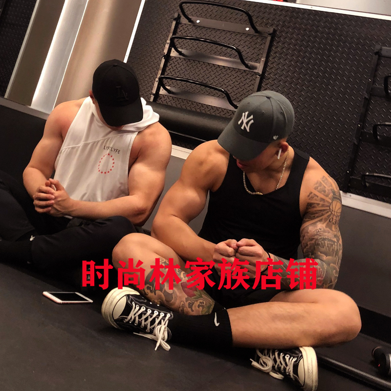 耿浩伦休闲运动健身训练吊带背心