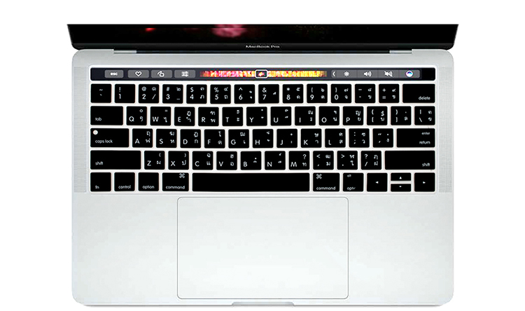 Mac苹果笔记本air/pro泰文键盘膜