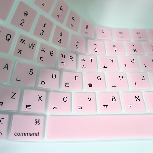 苹果新款pro16韩文韩语键盘贴膜