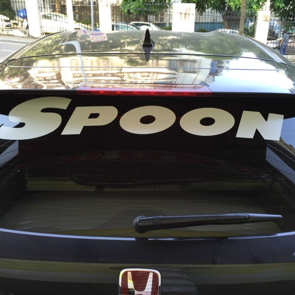 本田gk5spoon飞度思域后档玻璃