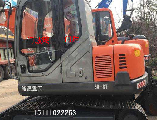 新源60-8挖掘机全车玻璃 门窗左右前后上下挡风玻璃不包邮走物流